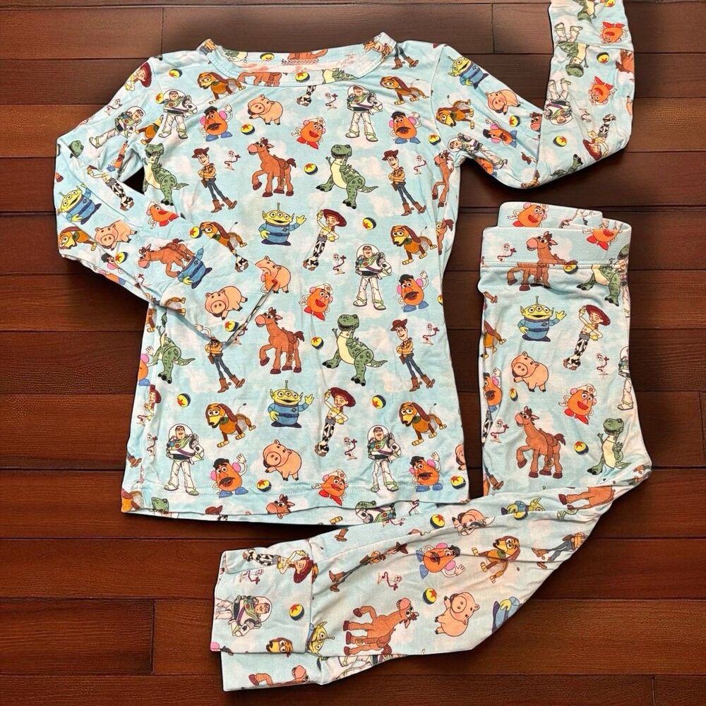 Bundle of Joy Pajamas 2T Toy Story Woody Buzz Forky Bamboo PJs